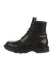 Alexander McQueen Leather Combat Boots