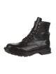 Alexander McQueen Leather Combat Boots