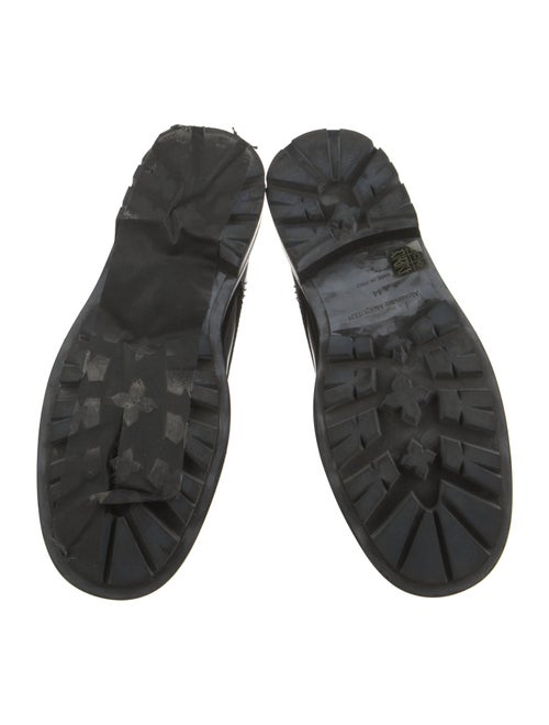 Alexander McQueen Leather Combat Boots