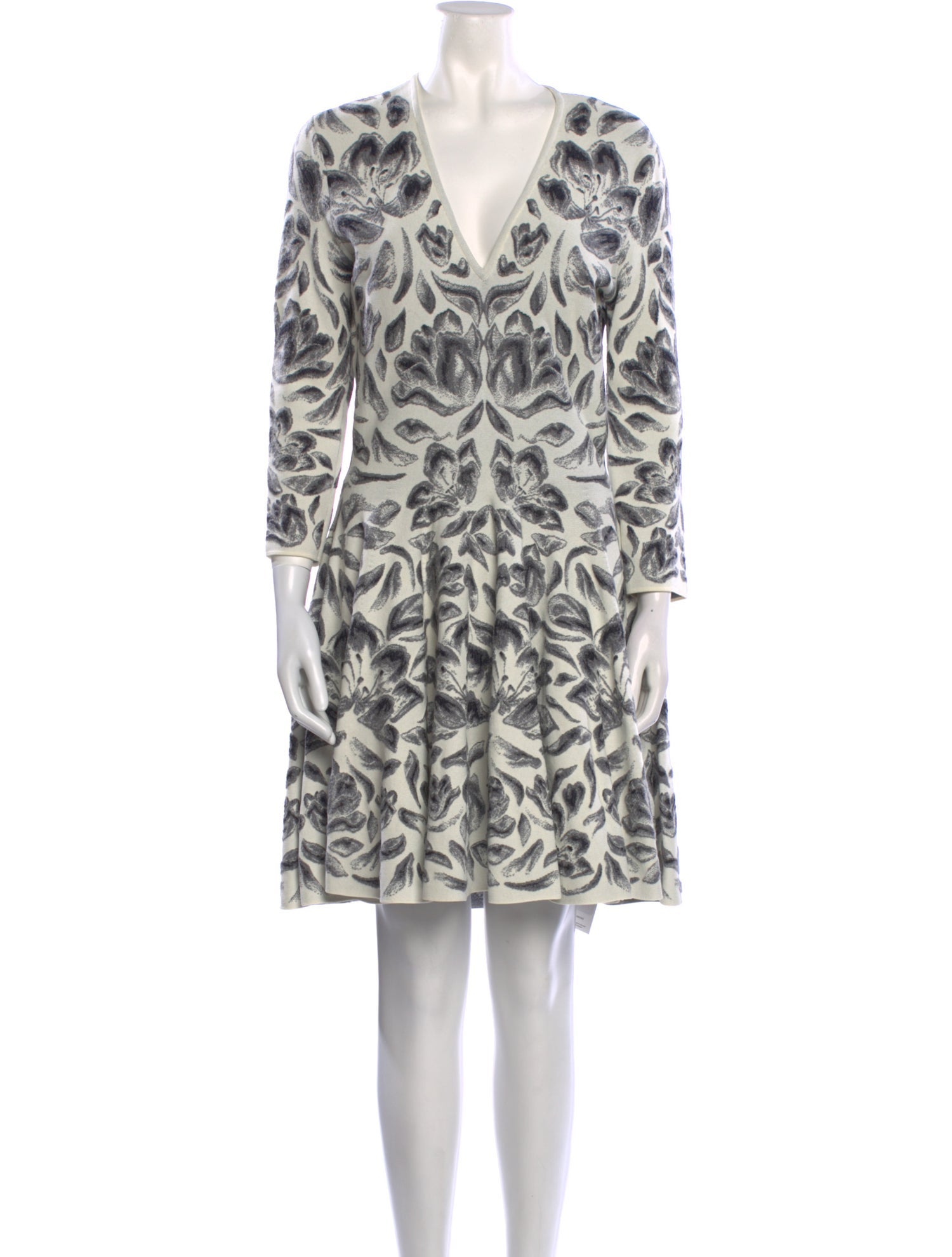 Alexander McQueen Printed Knee-Length Dress