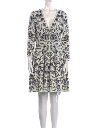 Alexander McQueen Printed Knee-Length Dress