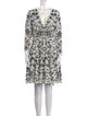 Alexander McQueen Printed Knee-Length Dress