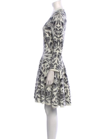 Alexander McQueen Printed Knee-Length Dress