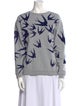 Alexander McQueen Printed Bateau Neckline Sweatshirt