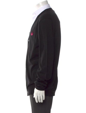 Alexander McQueen Wool Graphic Print Cardigan