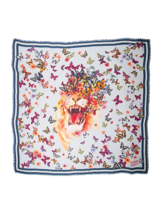 Alexander McQueen Printed Scarf