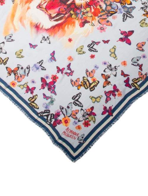 Alexander McQueen Printed Scarf