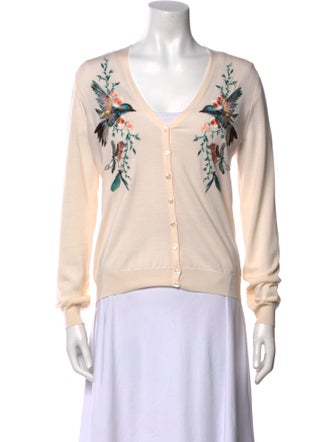 Alexander McQueen Wool Printed Sweater