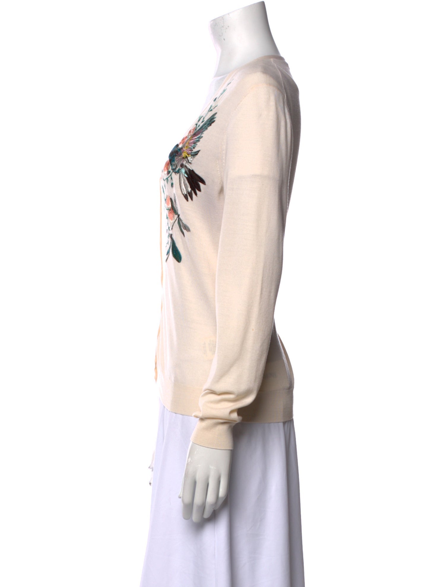 Alexander McQueen Wool Printed Sweater