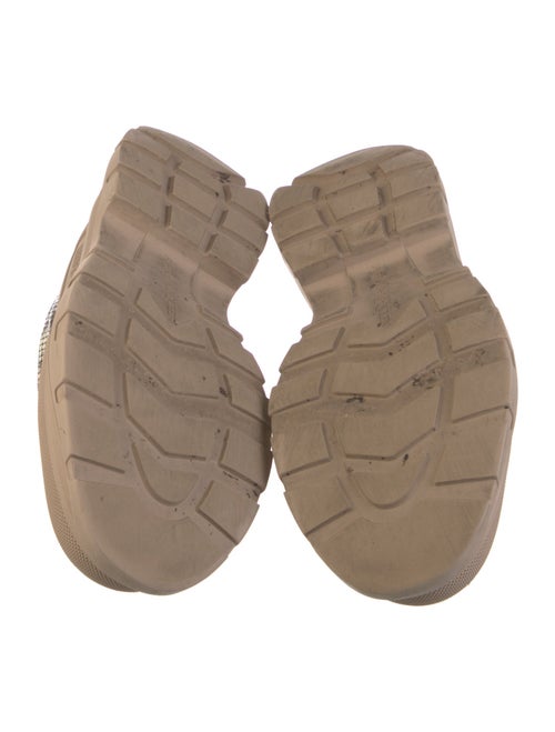 Alexander McQueen Leather Printed Lace-Up Boots