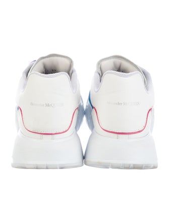 Alexander McQueen Leather Printed Athletic Sneakers