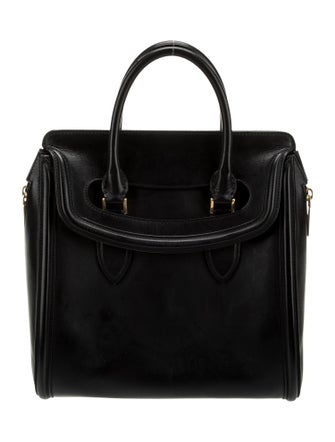Alexander McQueen Leather Top Handle Bag