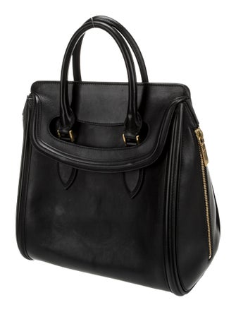 Alexander McQueen Leather Top Handle Bag