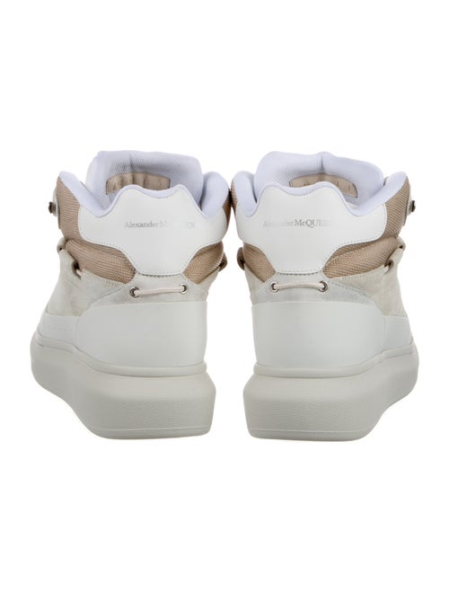 Alexander McQueen Suede Colorblock Pattern Sneakers