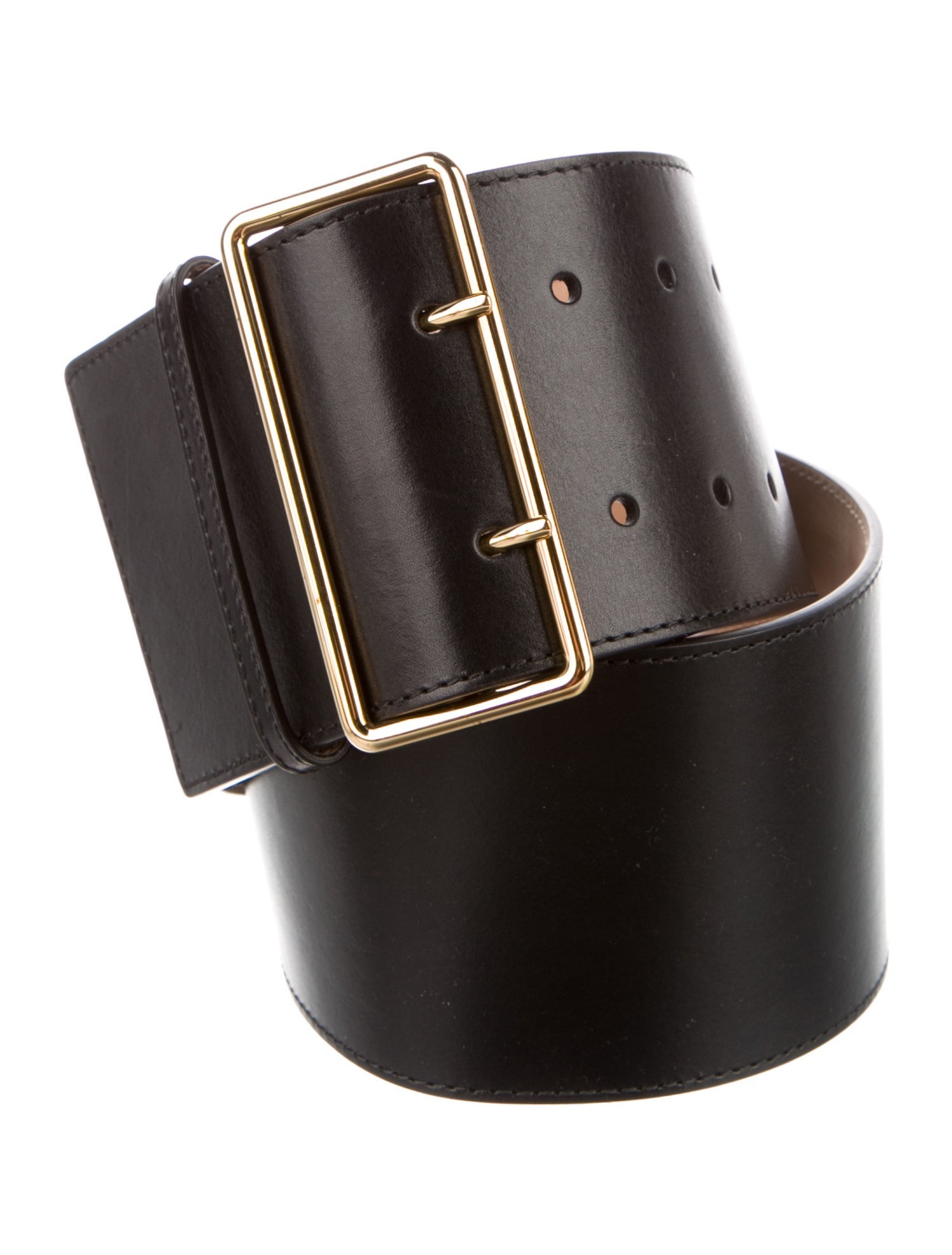 Alexander McQueen Wide Leather Belt