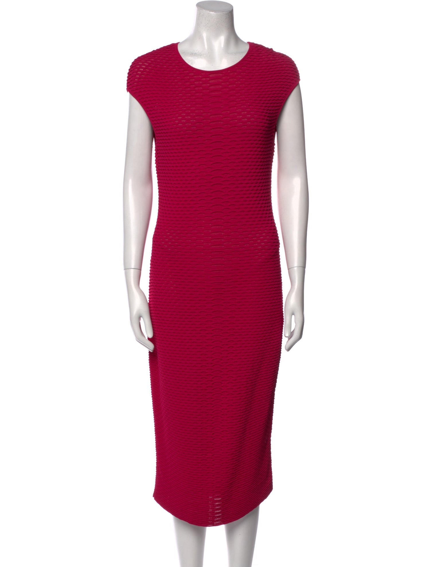 Alexander McQueen Crew Neck Midi Length Dress w/ Tags
