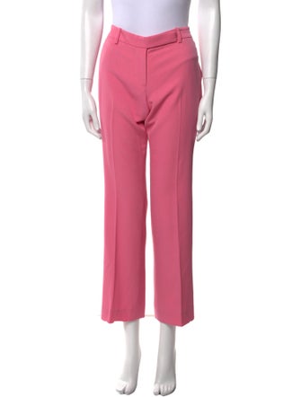 Alexander McQueen Virgin Wool Wide Leg Pants