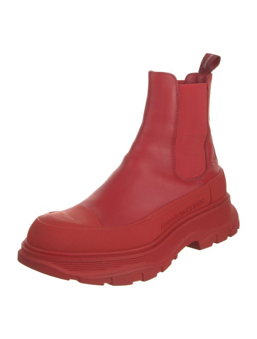 Alexander McQueen Leather Chelsea Boots