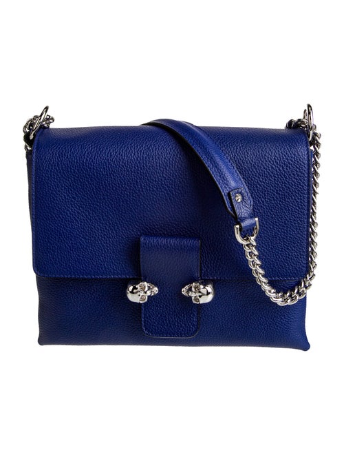 Alexander McQueen Leather Twin Skull Medium