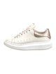 Alexander McQueen Leather Colorblock Pattern Sneakers
