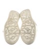 Alexander McQueen Leather Colorblock Pattern Sneakers