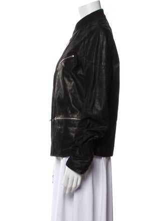 Alexander McQueen Leather Biker Jacket