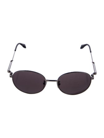 Alexander McQueen Round Tinted Sunglasses