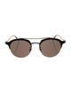 Alexander McQueen Round Tinted Sunglasses