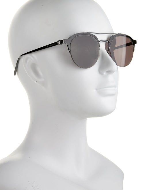 Alexander McQueen Round Tinted Sunglasses