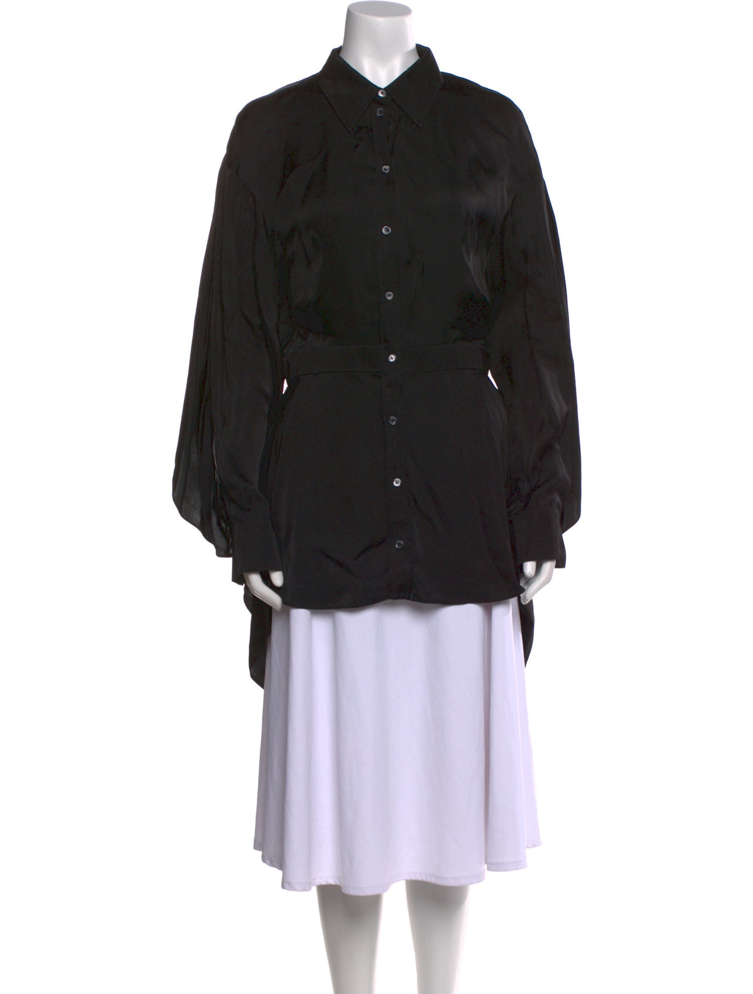 Alexander McQueen Long Sleeve Button-Up Top