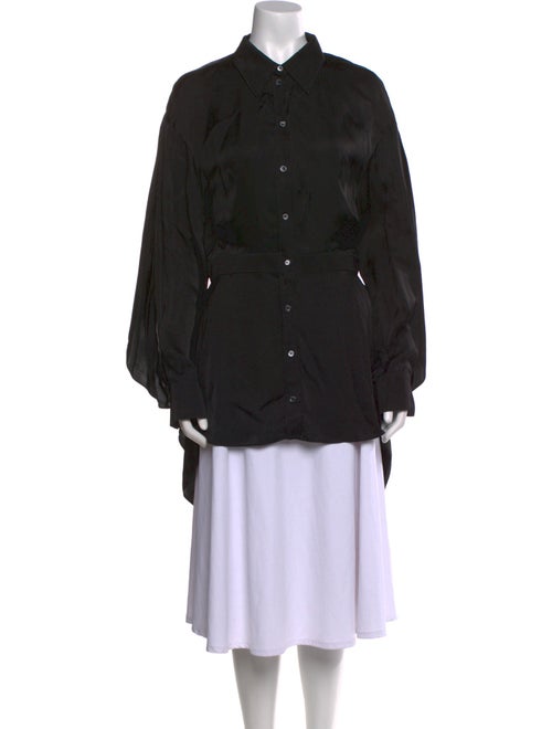 Alexander McQueen Long Sleeve Button-Up Top