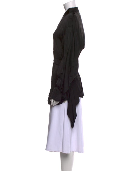 Alexander McQueen Long Sleeve Button-Up Top