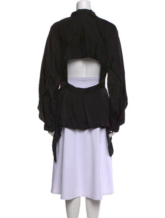 Alexander McQueen Long Sleeve Button-Up Top