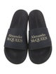 Alexander McQueen Rubber Graphic Print Slides