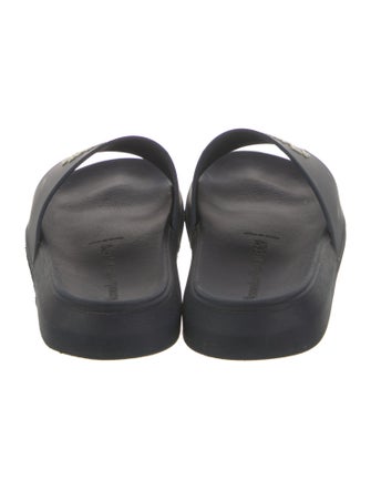 Alexander McQueen Rubber Graphic Print Slides