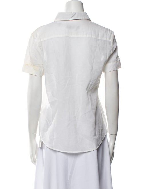 McQ Alexander McQueen Short Sleeve Button-Up Top
