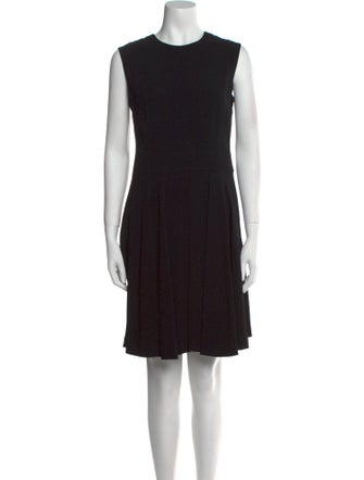 Alexander McQueen Virgin Wool Knee-Length Dress
