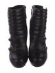 Alexander McQueen Skull Leather Moto Boots