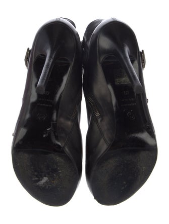 Alexander McQueen Skull Leather Moto Boots