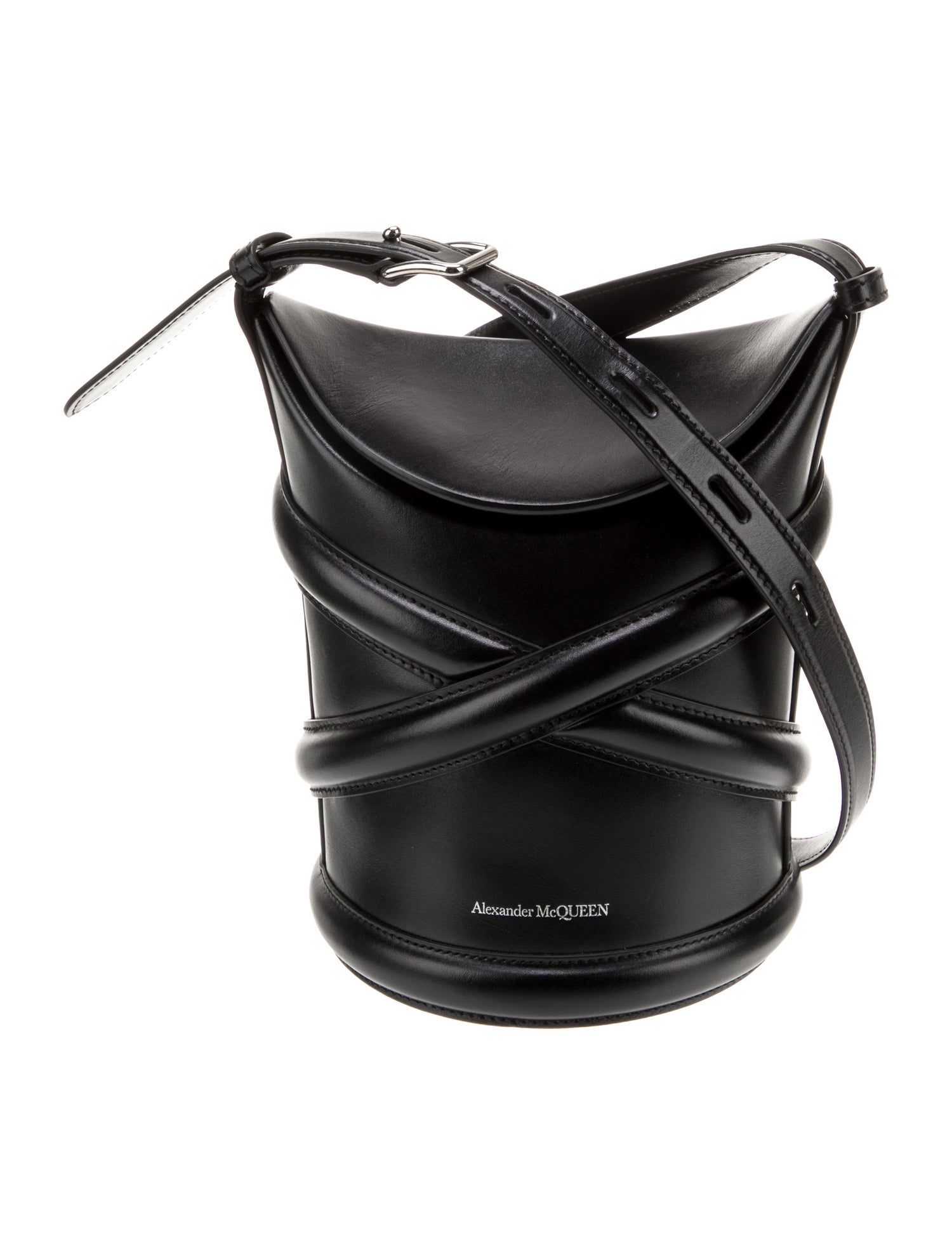 Alexander McQueen Leather Bucket Bag