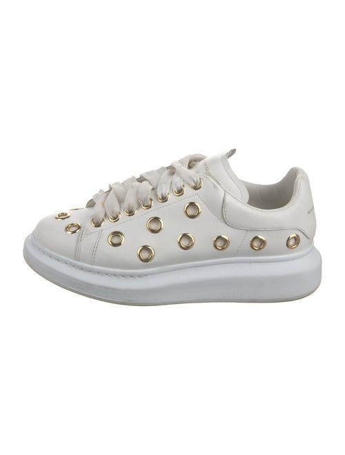 Alexander McQueen Leather Studded Accents Sneakers