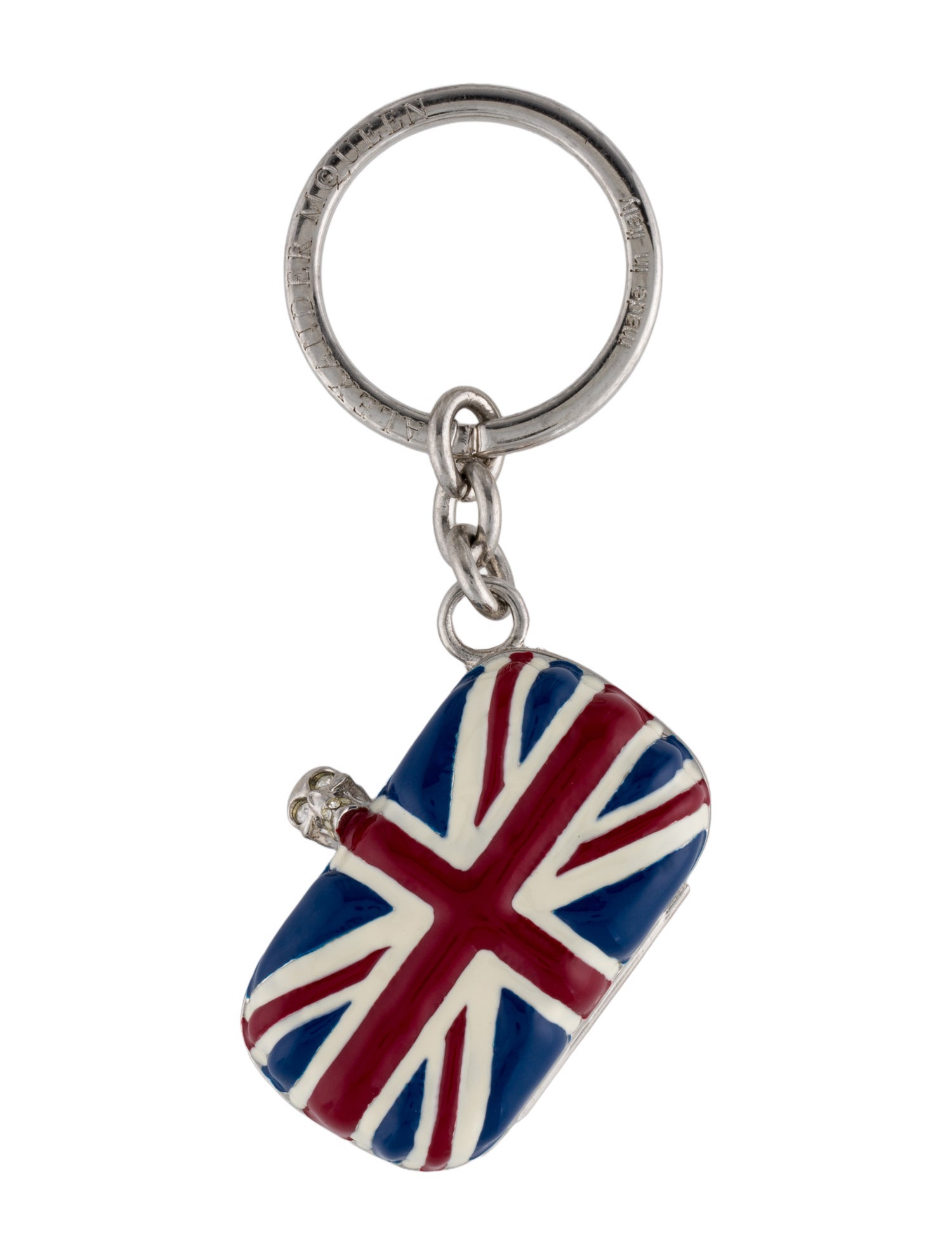 Alexander McQueen Britannia Skull Box Clutch Keyring
