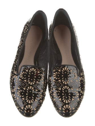 Alexander McQueen Patent Leather Printed Loafers