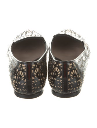 Alexander McQueen Patent Leather Printed Loafers