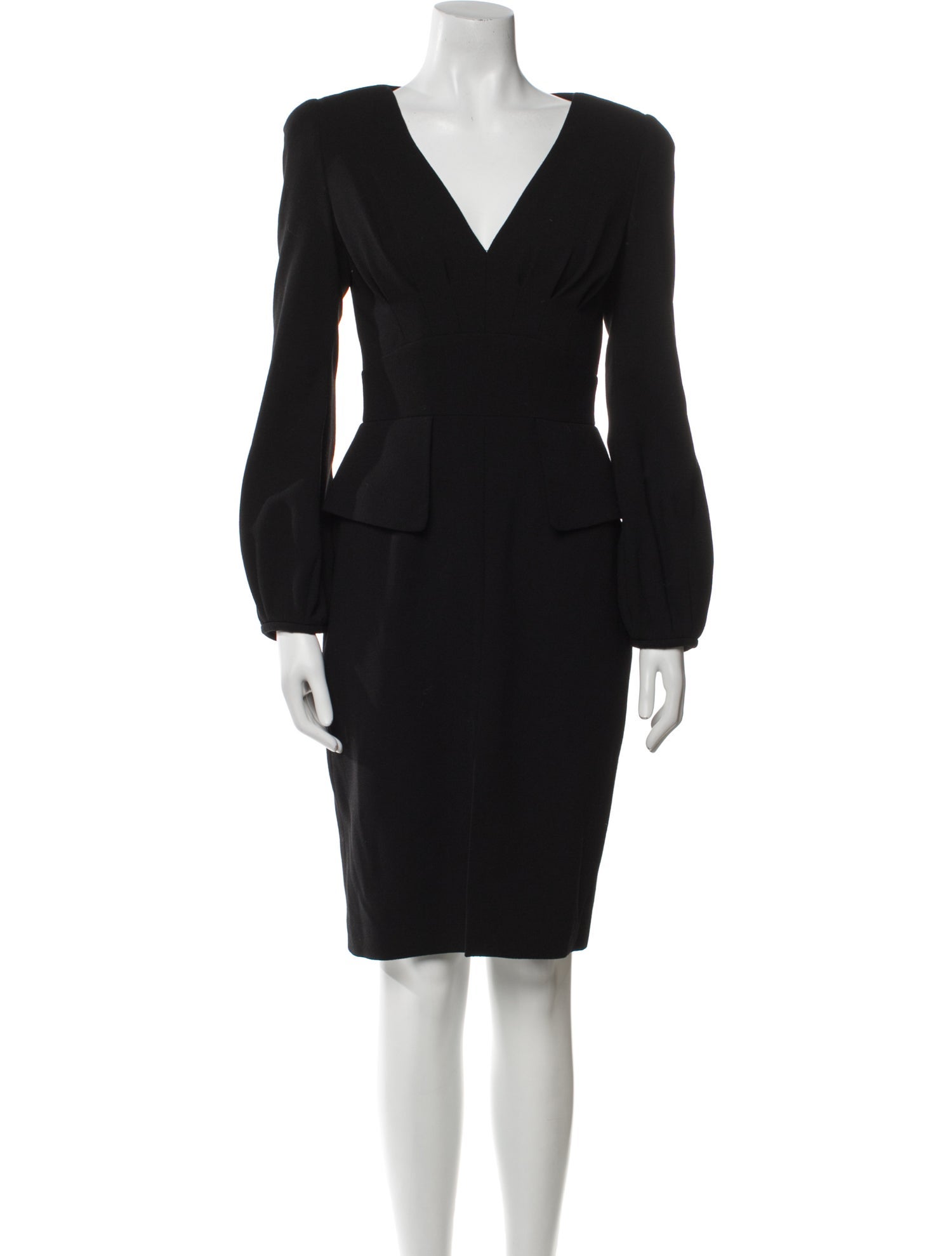 Alexander McQueen Wool Knee-Length Dress