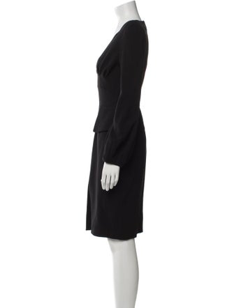 Alexander McQueen Wool Knee-Length Dress