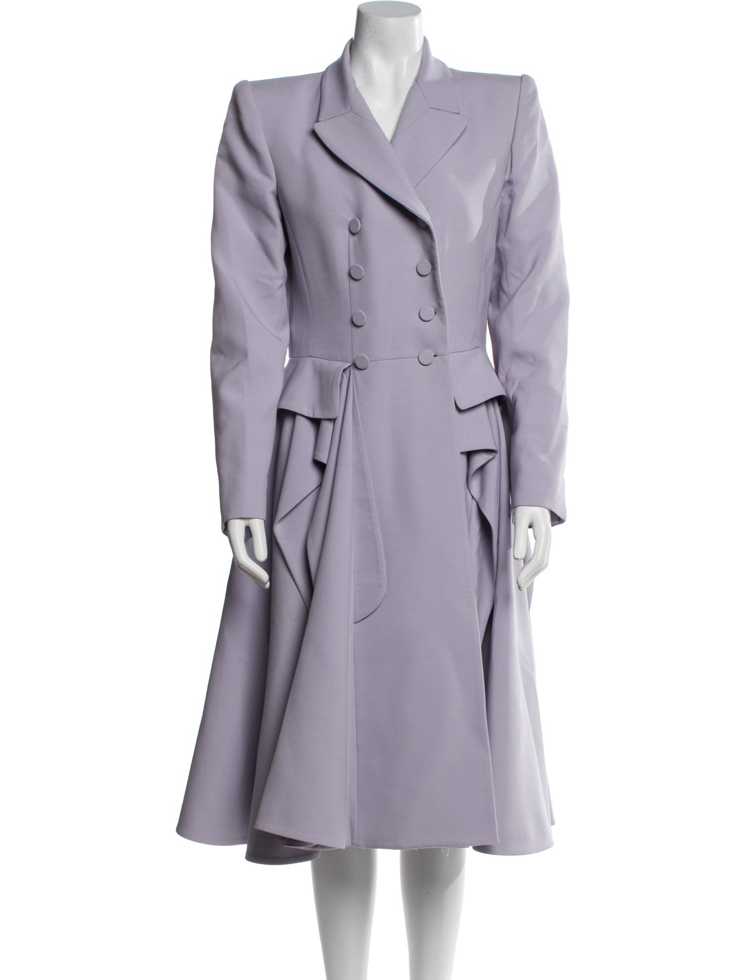 Alexander McQueen Wool Trench Coat