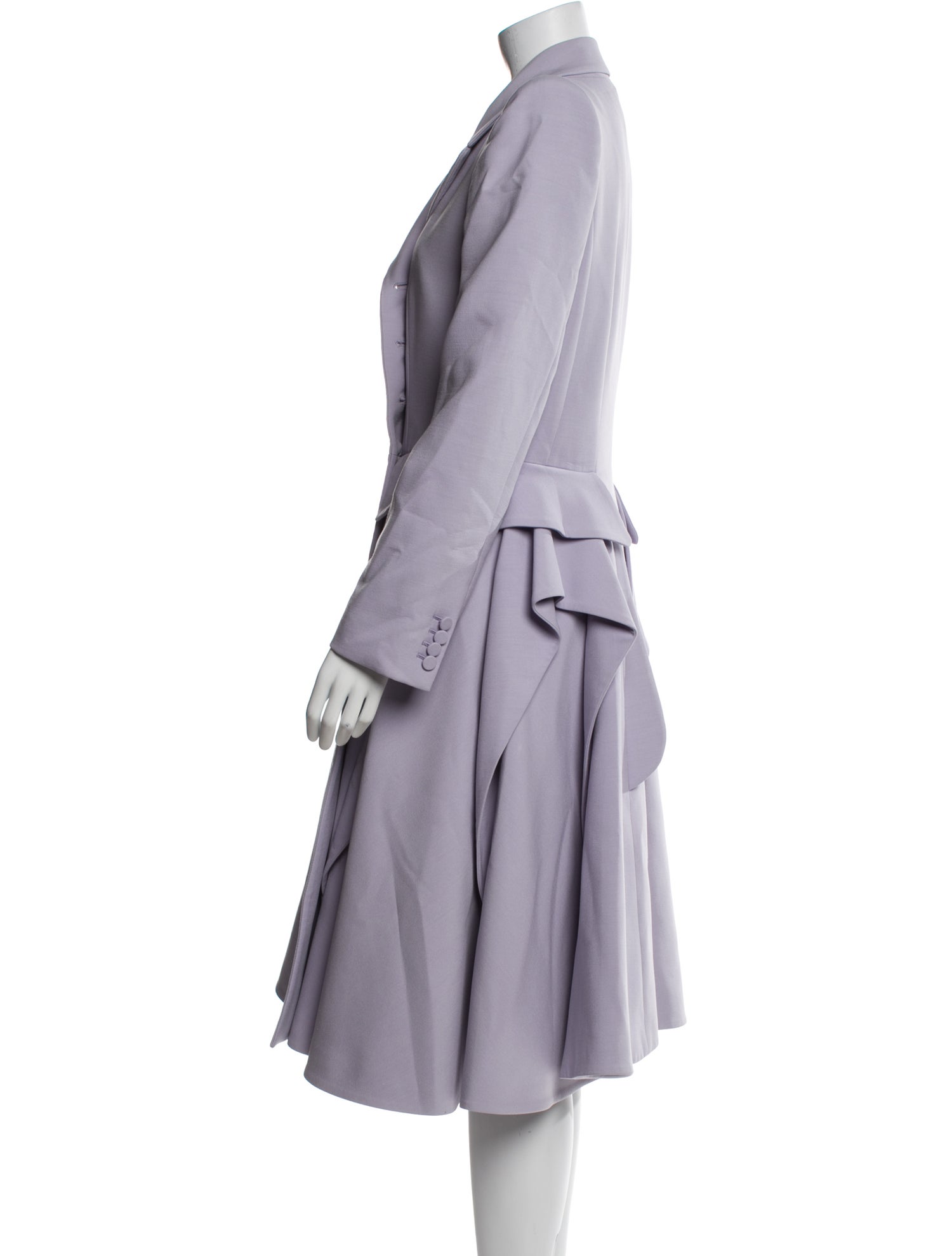 Alexander McQueen Wool Trench Coat