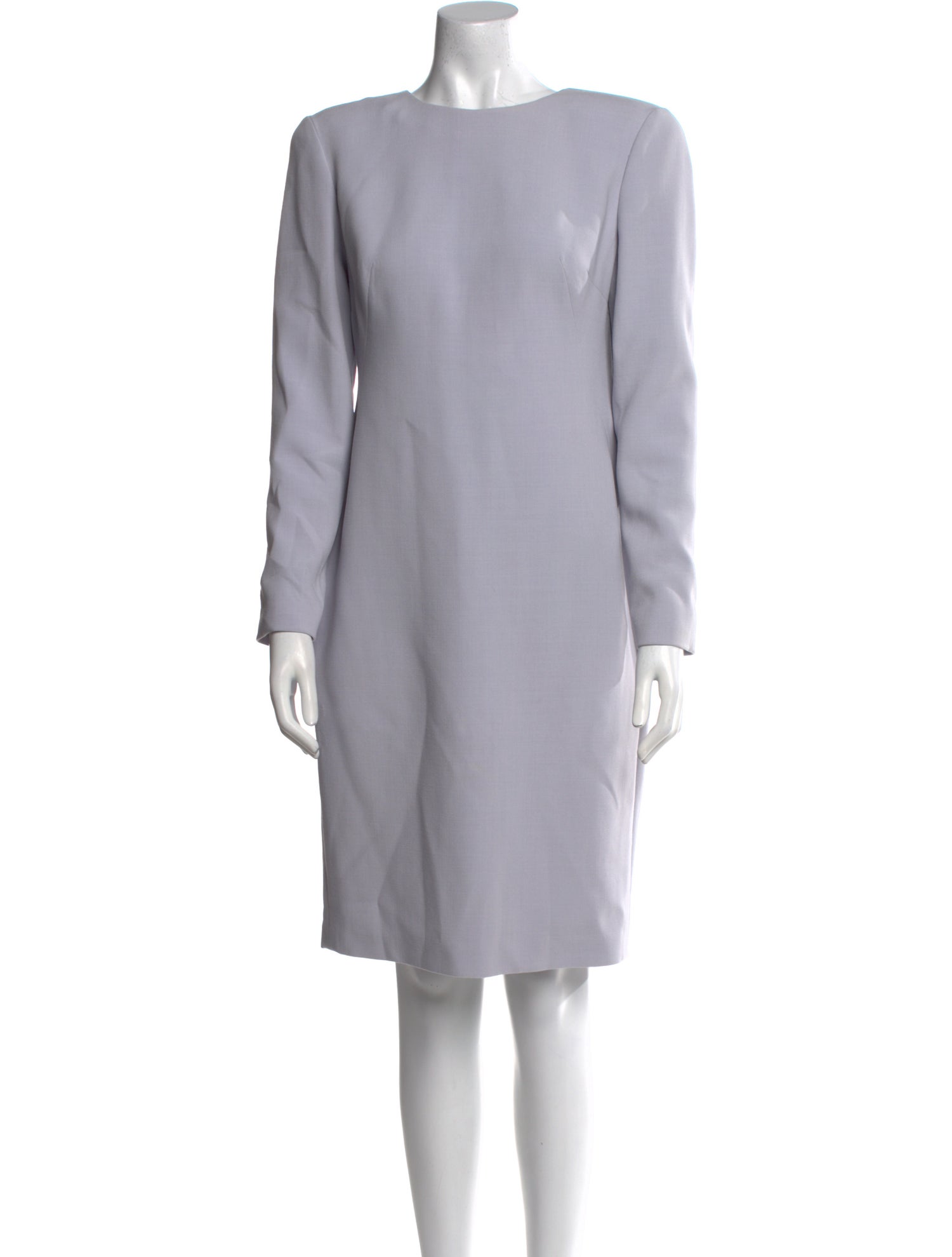 Alexander McQueen Bateau Neckline Knee-Length Dress