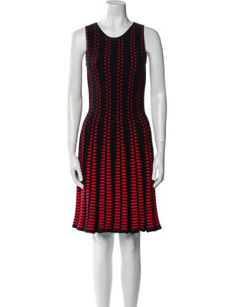 Alexander McQueen Printed Knee-Length Dress